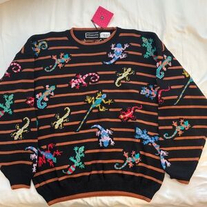 Christine Foley Lizard Gecko Sweater